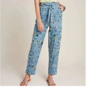 Victoria Floral Cargo Boho Peasant Cottage Chic Hip Minimal Hipster Hippie Pants